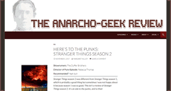Desktop Screenshot of anarchogeekreview.com